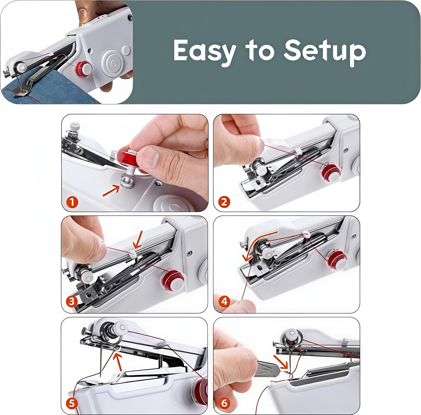 Electric Handy Stitch Handheld Sewing Machine