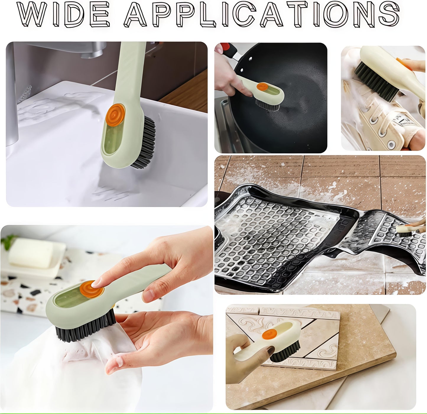 Multifunctional Shoe Polishing Brush