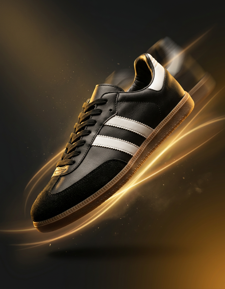 GINGER Striped Lace-Up Sneakers