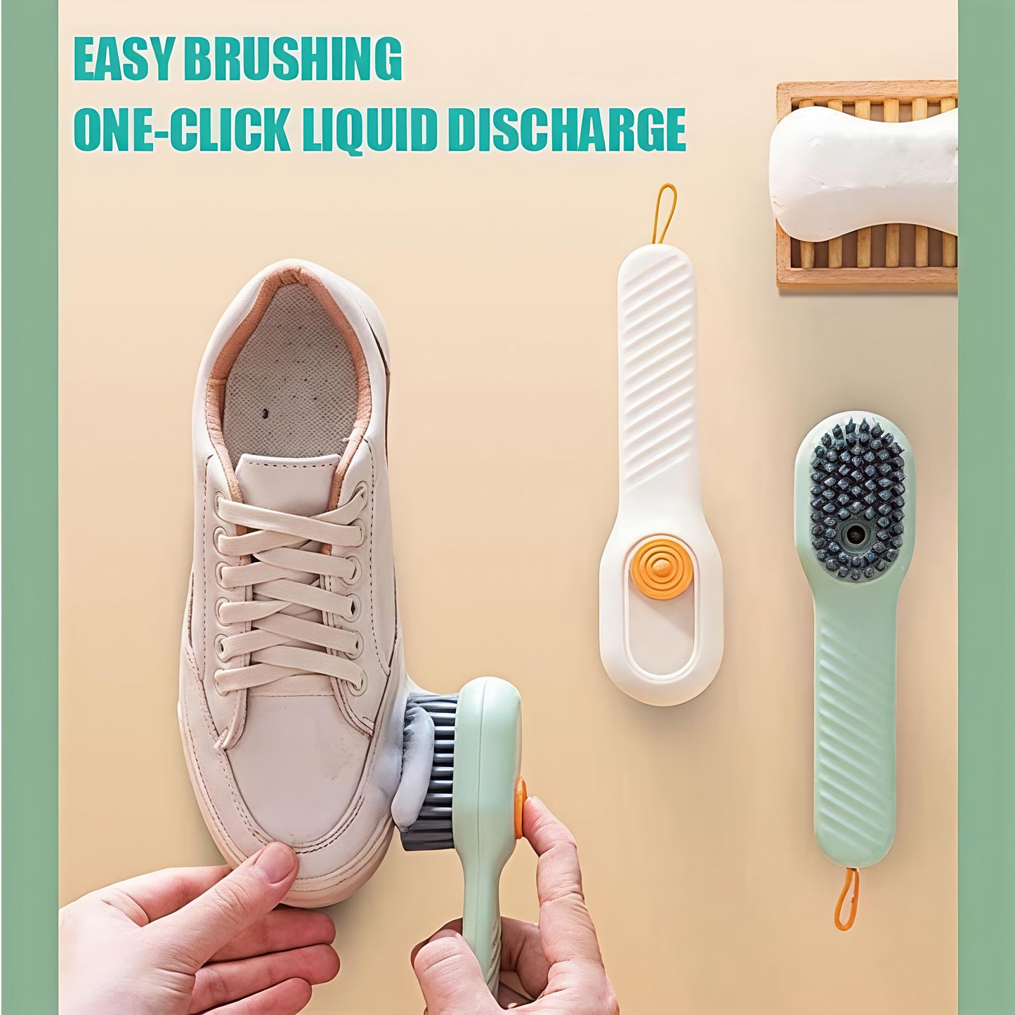Multifunctional Shoe Polishing Brush